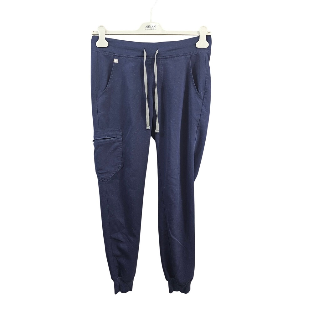 FIGS Scrub Pants Jogger Navy Blue Technical Collection W18SW2005 Size S EUC!